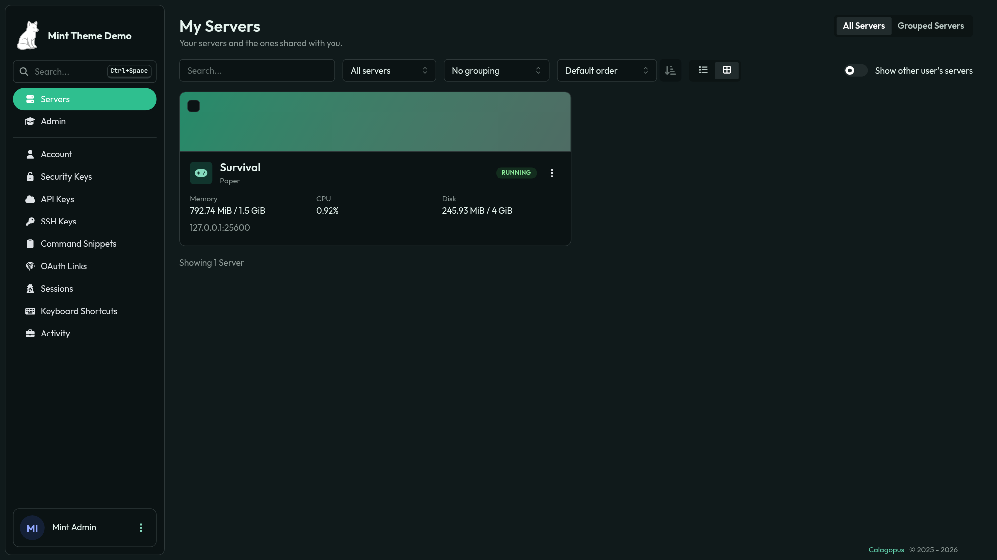 Mint Theme screenshot 3