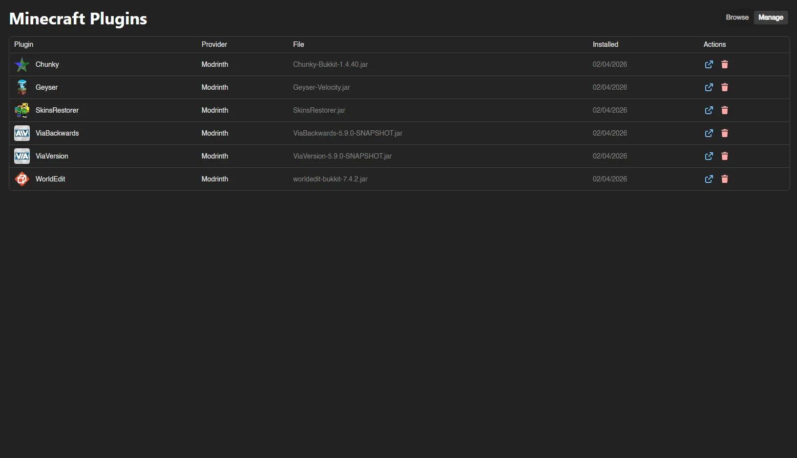 Minecraft Plugin Installer screenshot 2