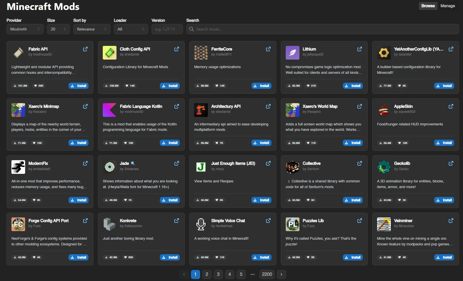 Minecraft Mod Installer screenshot 1