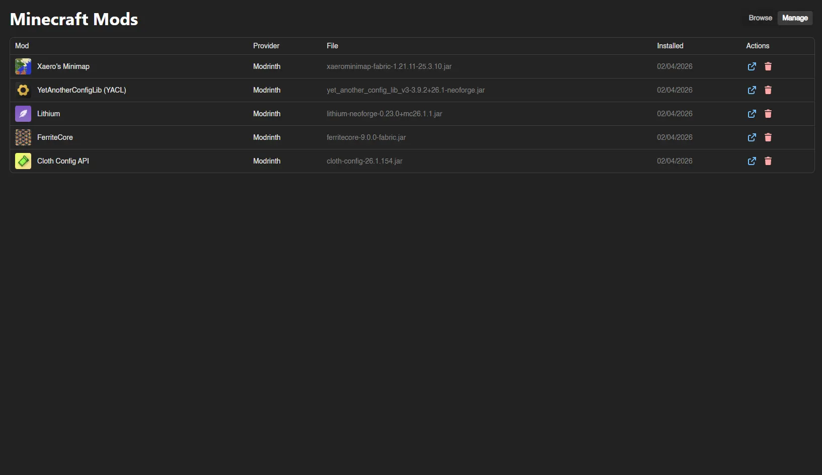 Minecraft Mod Installer screenshot 2