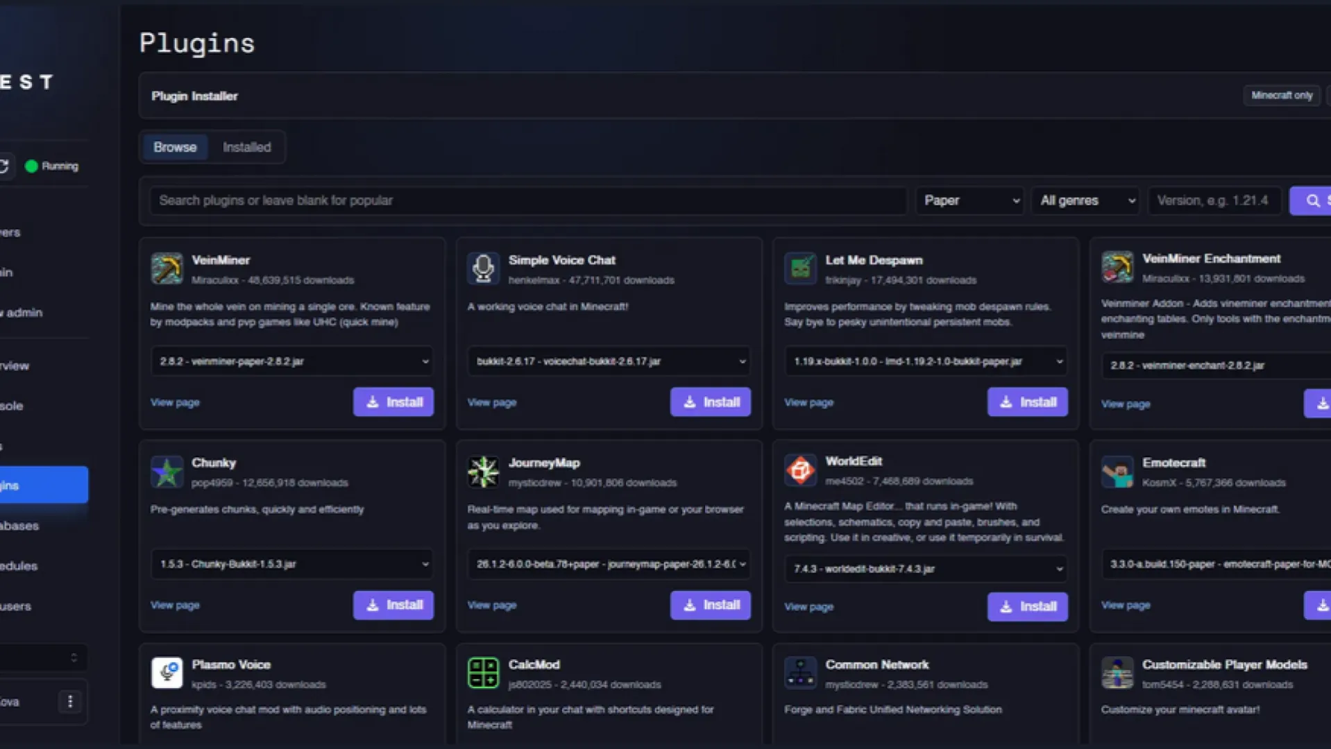 Nova Plugin installer screenshot 1