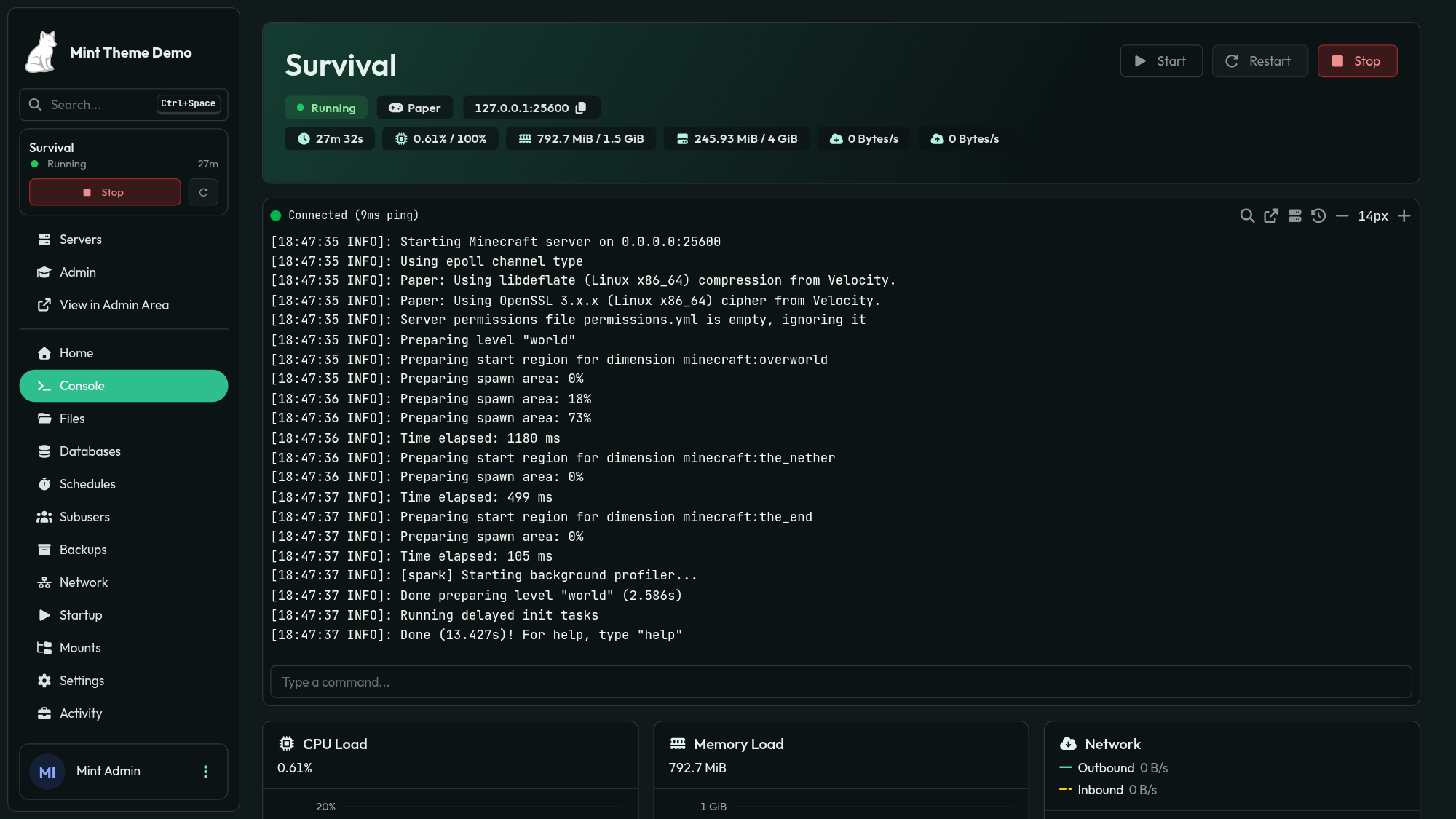 Mint Theme screenshot 4