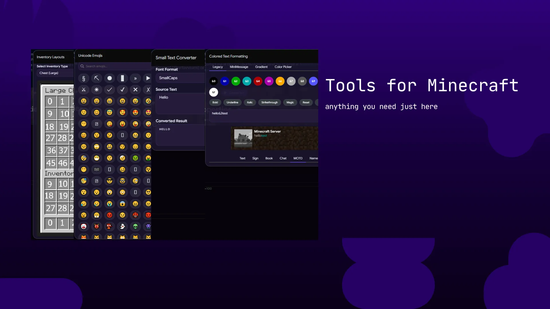 MC Tools for Calagopus screenshot 2