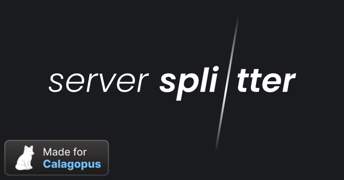 Server Splitter for Calagopus screenshot 7