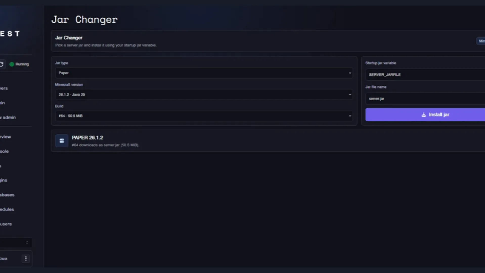 Nova Jar Changer screenshot 1