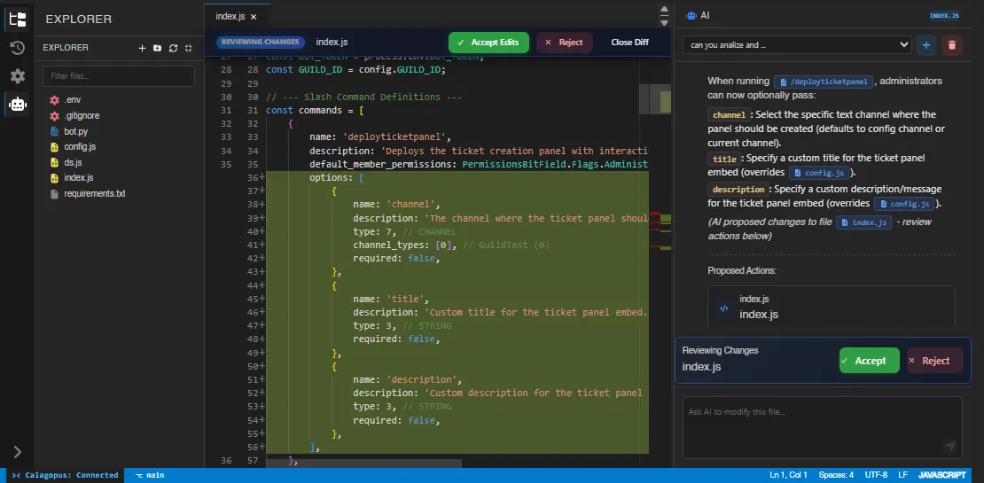 Ai Coder IDE Extension screenshot 2