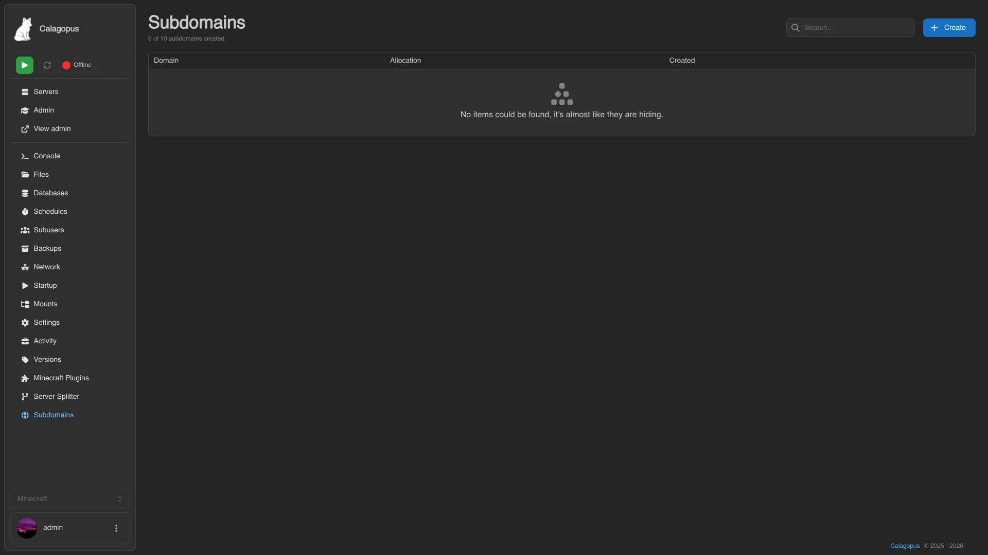 Subdomain Manager for Calagopus screenshot 2