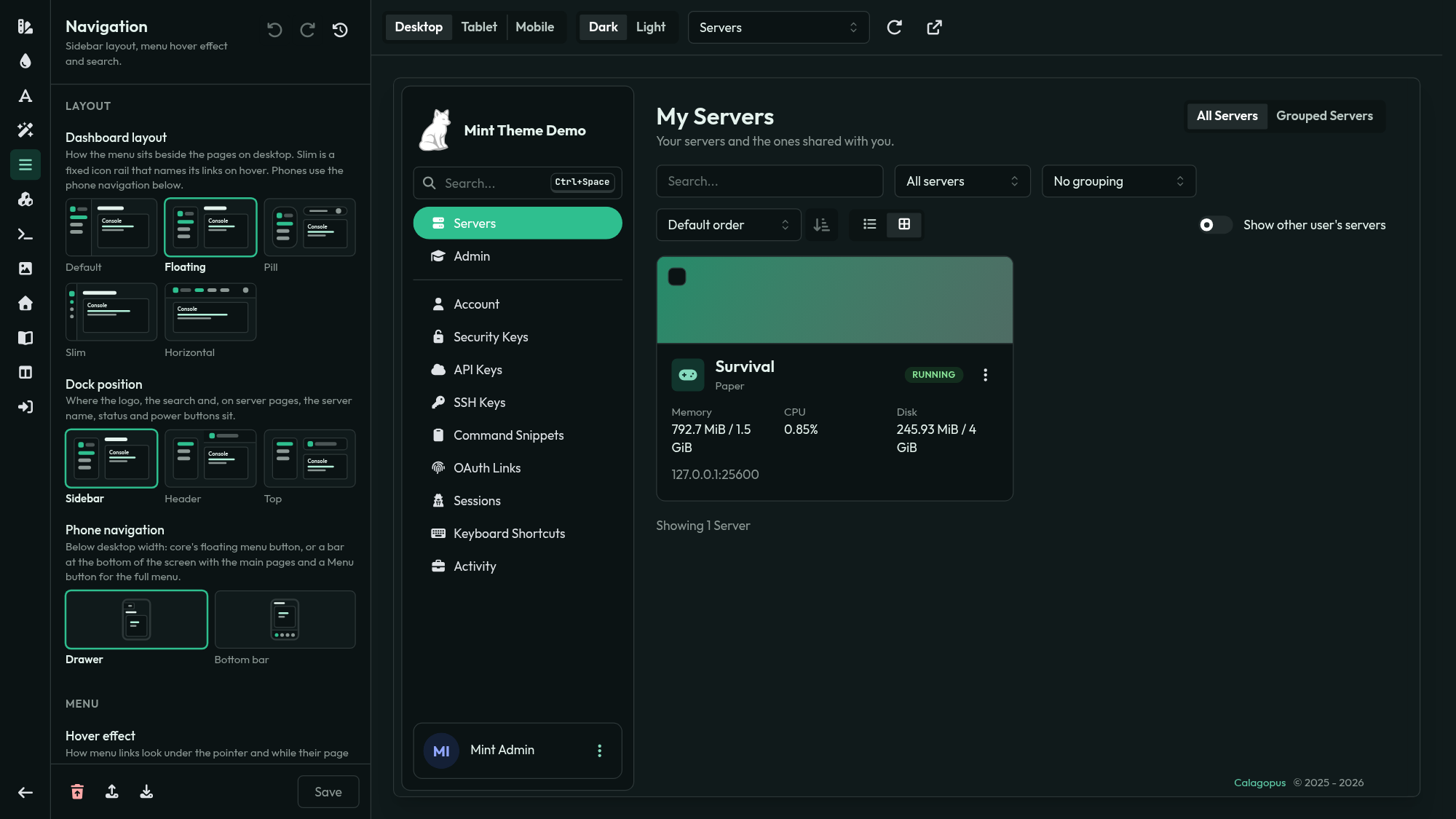 Mint Theme screenshot 5